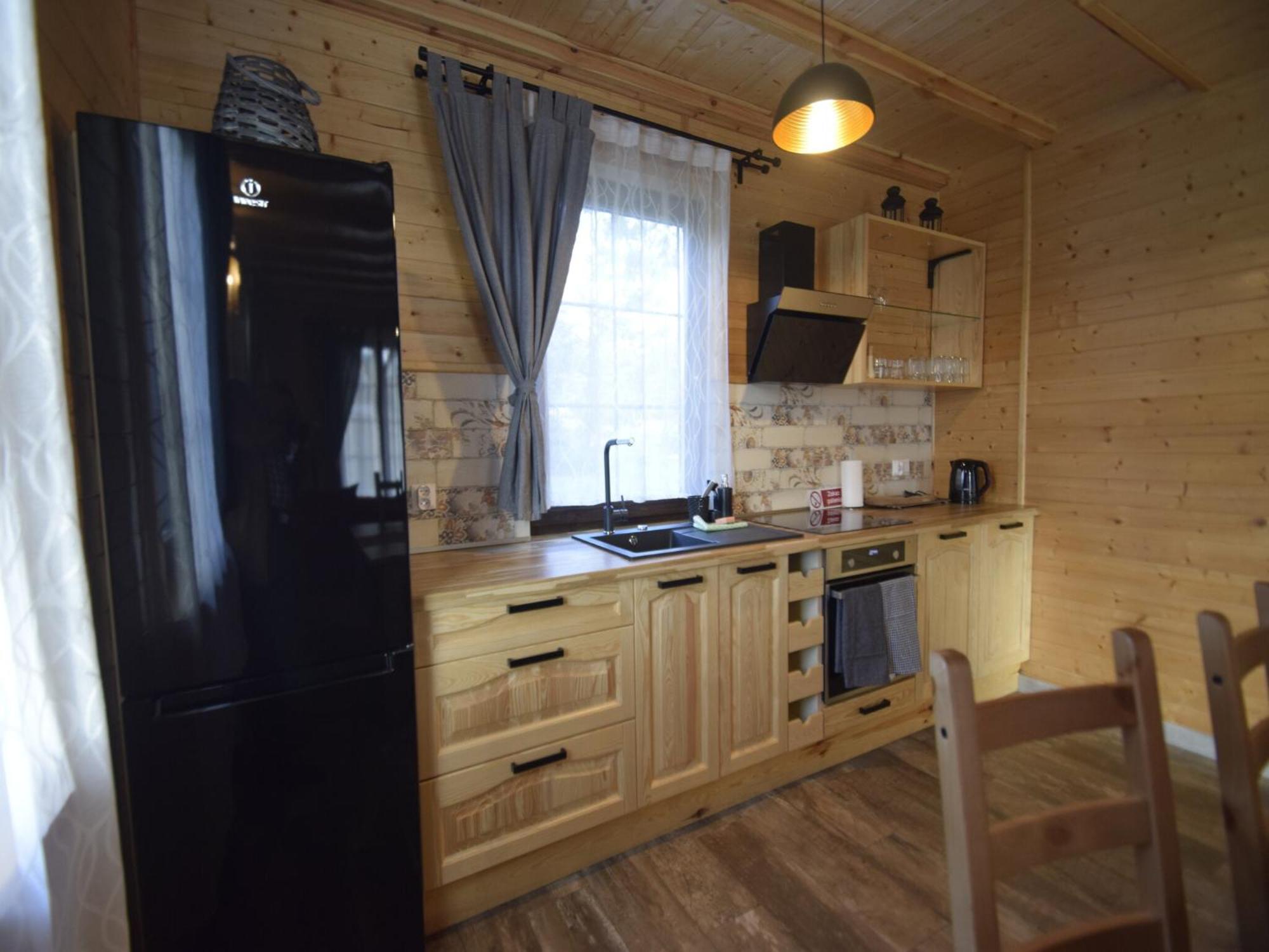 Wooden Holiday Home in Skrzynia with Terrace Osiek  Zewnętrze zdjęcie