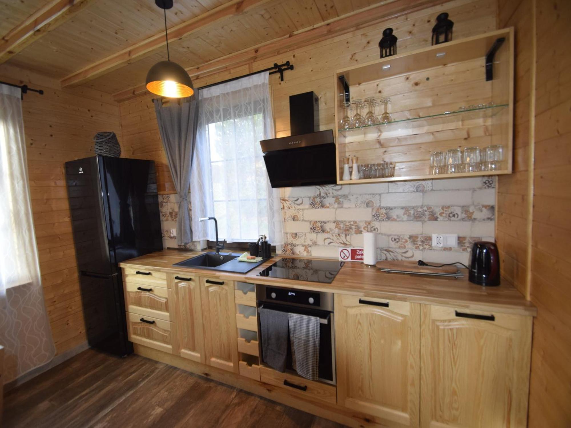 Wooden Holiday Home in Skrzynia with Terrace Osiek  Zewnętrze zdjęcie