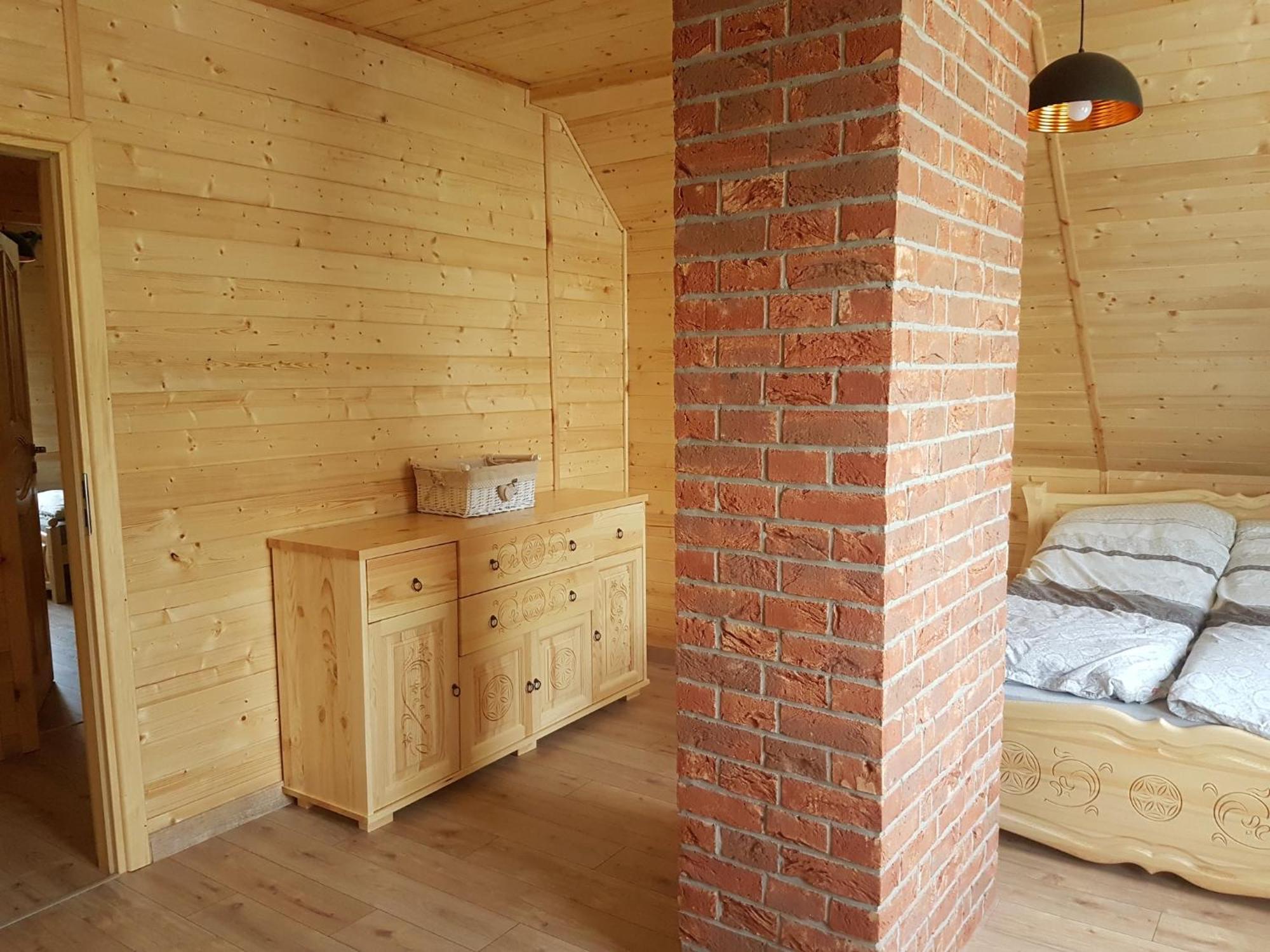 Wooden Holiday Home in Skrzynia with Terrace Osiek  Zewnętrze zdjęcie