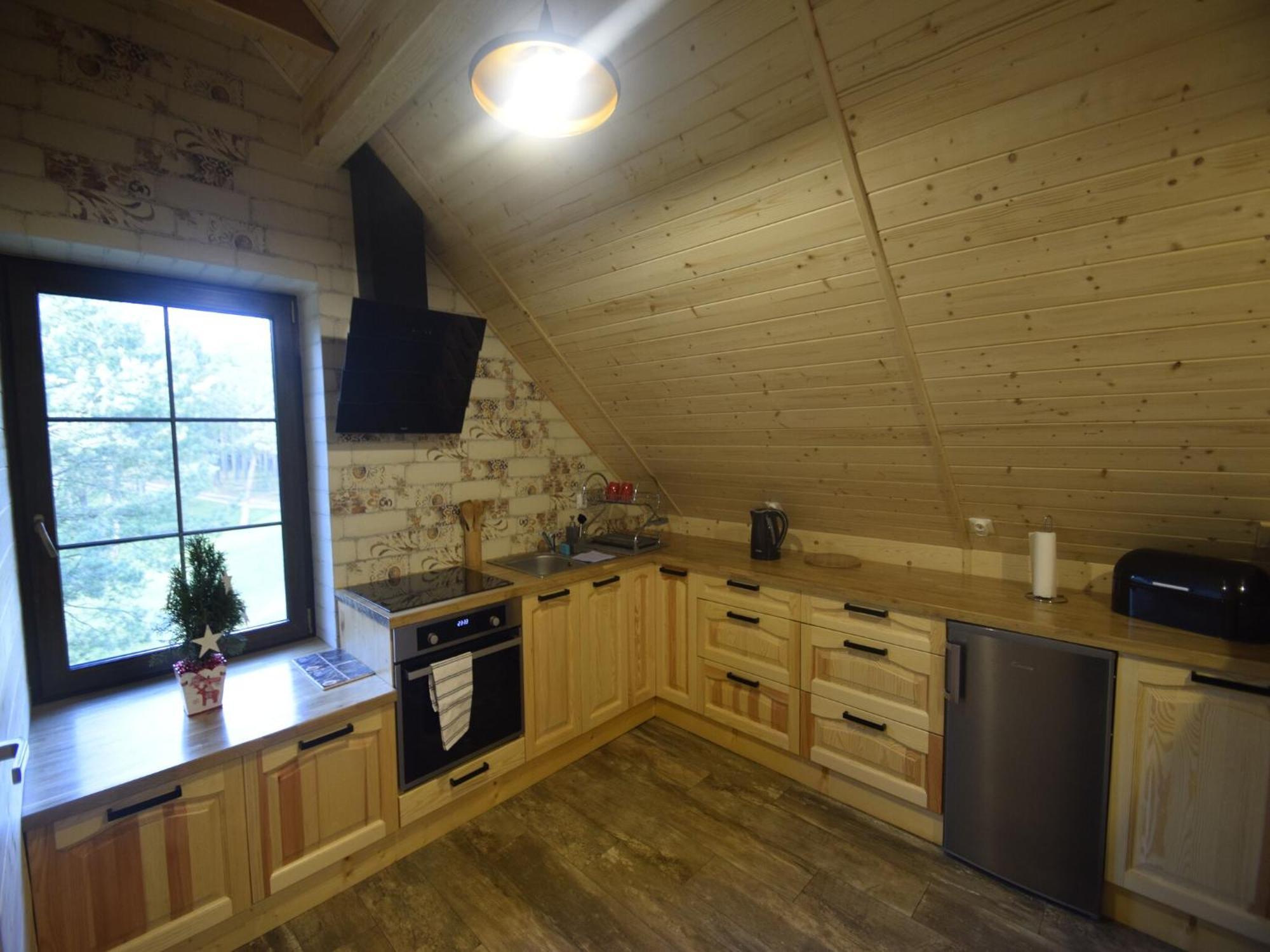 Wooden Holiday Home in Skrzynia with Terrace Osiek  Zewnętrze zdjęcie