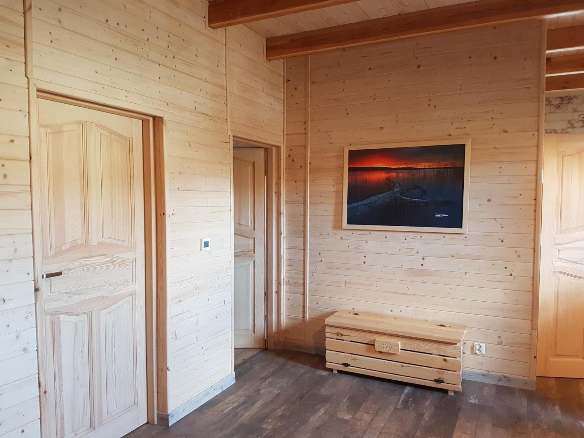 Wooden Holiday Home in Skrzynia with Terrace Osiek  Zewnętrze zdjęcie